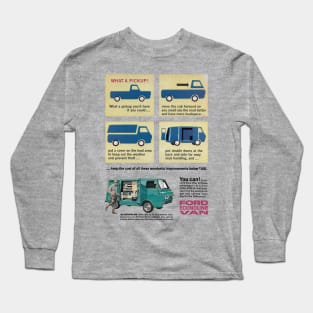 FORD ECONOLINE VAN - advert Long Sleeve T-Shirt